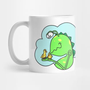 Peter & the Closet Monster, duck kisses Mug